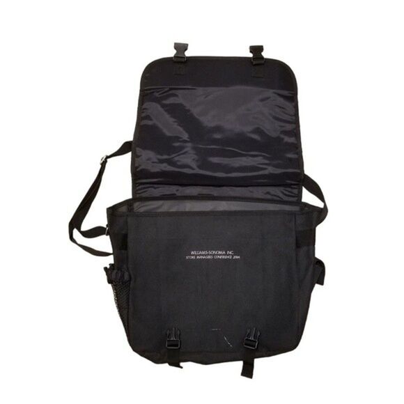 Williams Sonoma Pottery Barn Kids Black Messenger Bag - Picture 2 of 4